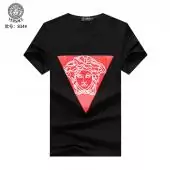 t shirt versace collection homme on sale badge triangle cool